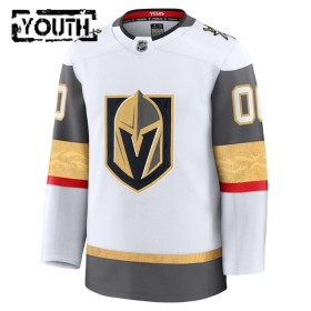 Maillot de Hockey Vegas Golden Knights Personnaliser Fanatics Premium 2024-25 Blanc Extérieur - Enfant